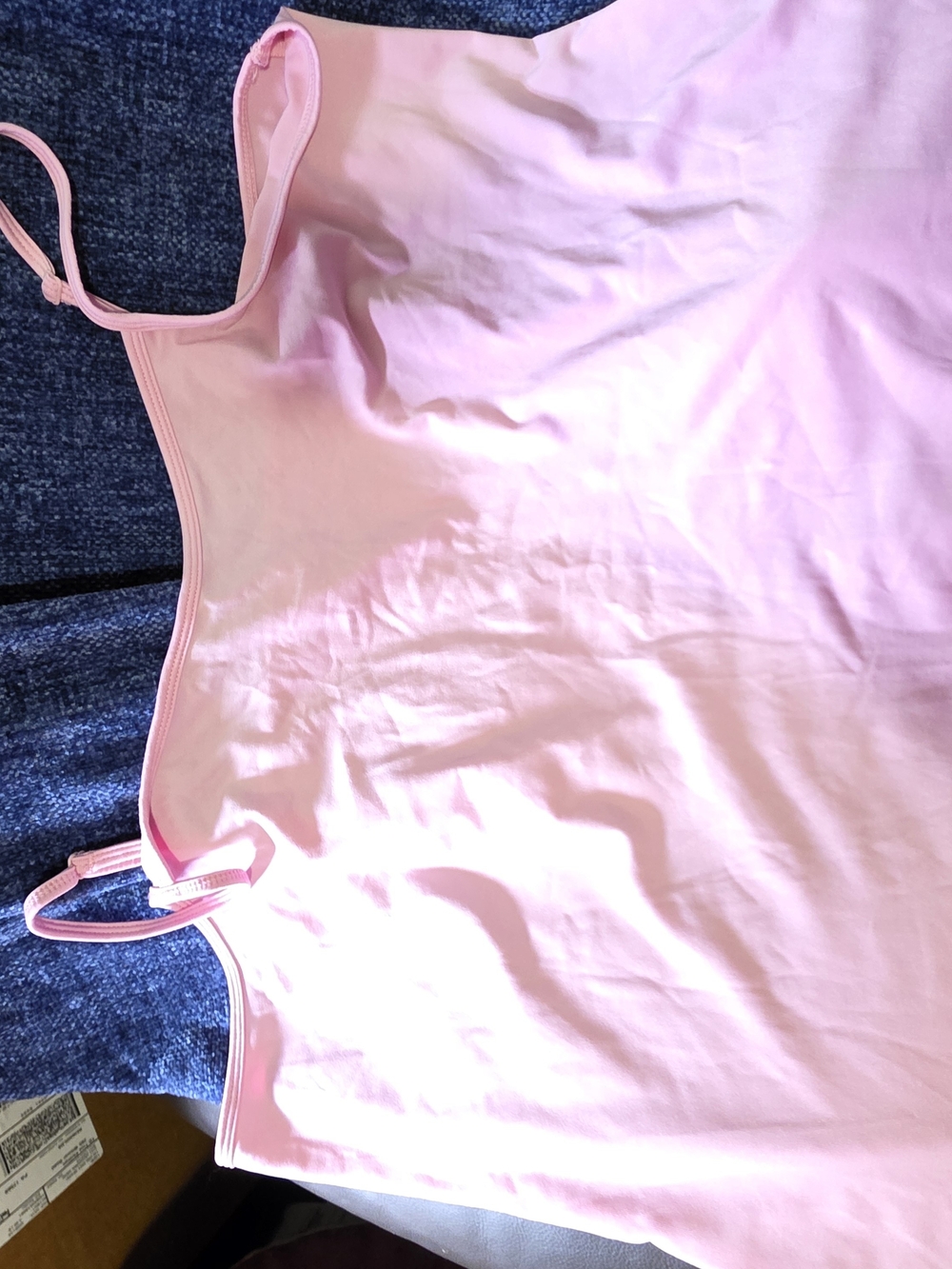Fashion Bug Light Pink Tank Top with Spaghetti Straps